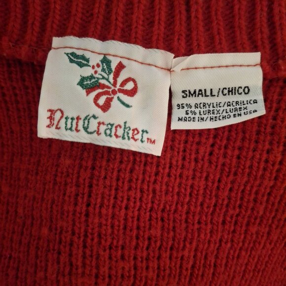 Nutcracker Womens Small Christmas Cardigan Sweater Snowman Ugly Sweater Snowman - Picture 4 of 7